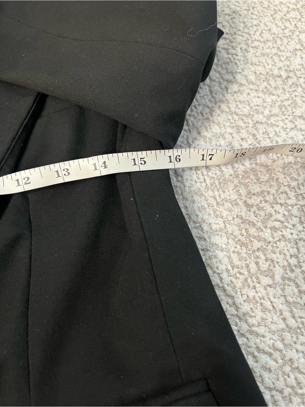 Ann Taylor LOFT Black Classic One-Button Blazer Jacket Size 0 - Picture 13 of 17